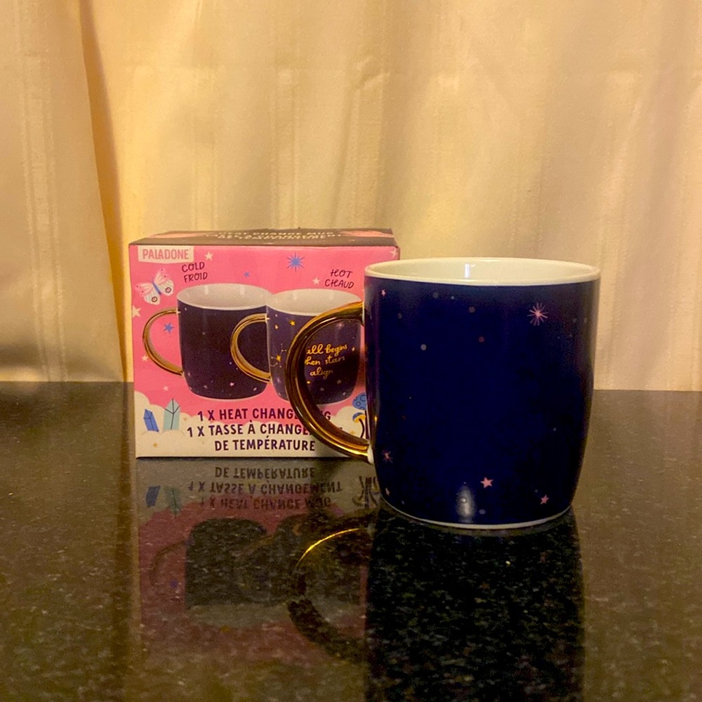 Moon and Stars Heat Change Mug